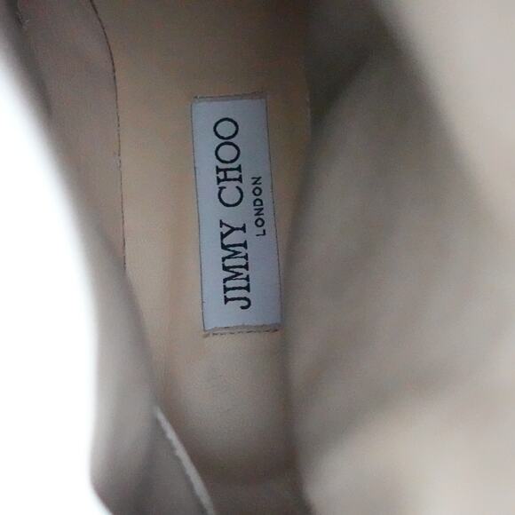 Jimmy Choo Suede Mid Calf Cowboy Boots - Picture 14 of 16